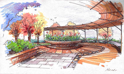 景觀效果圖|空間|景觀設(shè)計(jì)|語MOW 