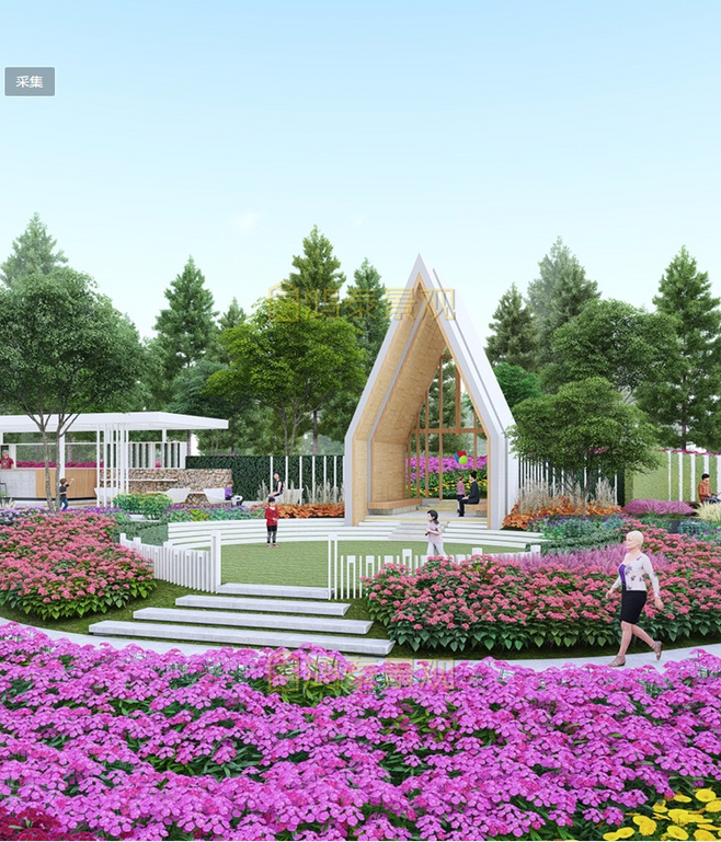 現代小游園花鏡與景觀設計的融合 以SU模型為媒介的實踐探索